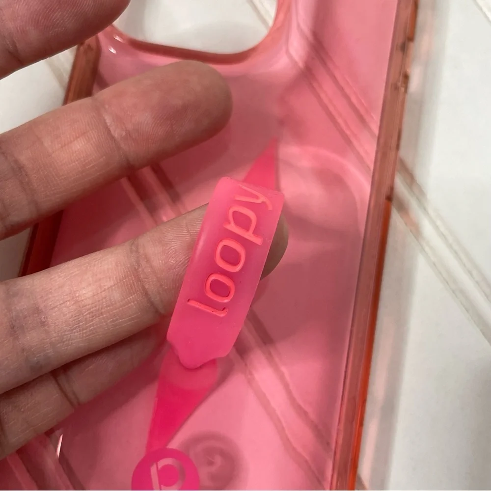 Loopy iPhone 12 pro Phone Case Pink